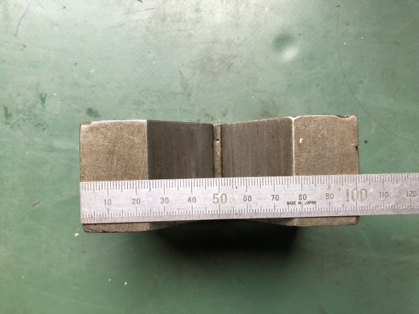 中古ブロック類 【Vブロック】100ｘ65ｘ40ｍｍ 不明