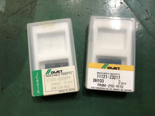 中古インサート（チップ） [ミラーラジアス用チップ ]DH103/RNM-200-R05 ダイジェット/DIJET