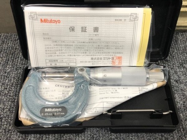 中古外側マイクロメーター 103-137　(M110-25) ミツトヨ